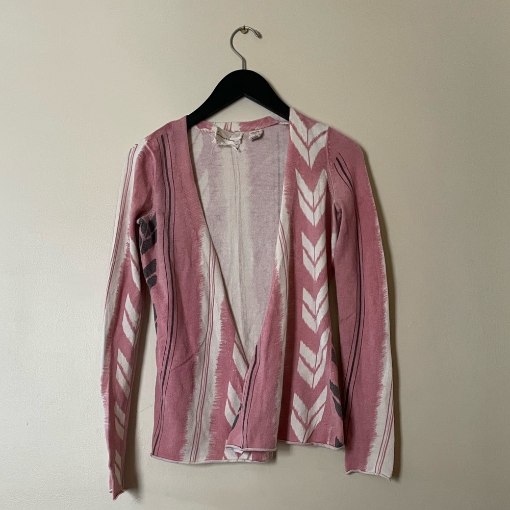 Coincidence & Chance Pink Geometric Cardigan